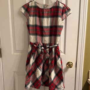 Carter's Red and White Plaid Holiday Dress